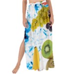 Fruits, Drip, Fruit, Paint, Spring Maxi Chiffon Tie-Up Sarong