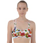 Fruits, Drip, Fruit, Paint, Spring Line Them Up Sports Bra