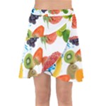 Fruits, Drip, Fruit, Paint, Spring Wrap Front Skirt