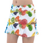 Fruits, Drip, Fruit, Paint, Spring Classic Tennis Skirt