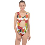 Fruits, Drip, Fruit, Paint, Spring Center Cut Out Swimsuit