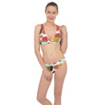 Fruits, Drip, Fruit, Paint, Spring Classic Banded Bikini Set 