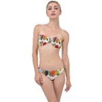 Fruits, Drip, Fruit, Paint, Spring Classic Bandeau Bikini Set