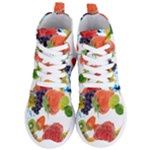 Fruits, Drip, Fruit, Paint, Spring Women s Lightweight High Top Sneakers