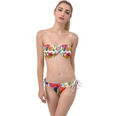 Twist Bandeau Bikini Set 