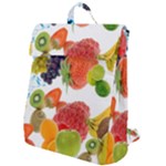 Fruits, Drip, Fruit, Paint, Spring Flap Top Backpack