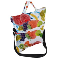 Fold Over Handle Tote Bag 