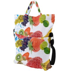 Fold Over Handle Tote Bag 