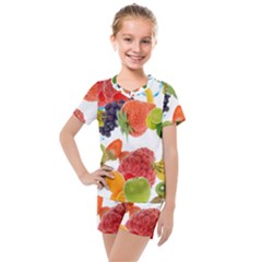 Kids  Mesh T-Shirt and Shorts Set 