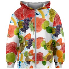 Kids  Zipper Hoodie Without Drawstring 