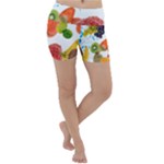 Fruits, Drip, Fruit, Paint, Spring Lightweight Velour Yoga Shorts