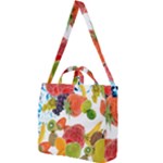 Fruits, Drip, Fruit, Paint, Spring Square Shoulder Tote Bag