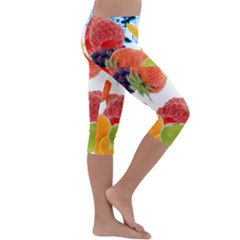 Kids  Lightweight Velour Capri Leggings  