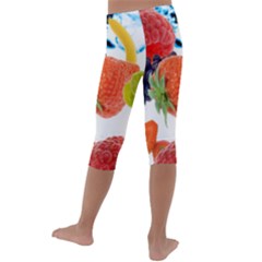 Kids  Lightweight Velour Capri Leggings  