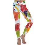 Fruits, Drip, Fruit, Paint, Spring Kids  Lightweight Velour Classic Yoga Leggings