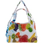 Fruits, Drip, Fruit, Paint, Spring Double Compartment Shoulder Bag