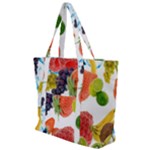 Fruits, Drip, Fruit, Paint, Spring Zip Up Canvas Bag