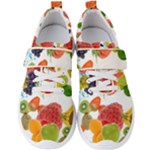 Fruits, Drip, Fruit, Paint, Spring Men s Velcro Strap Shoes