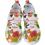 Fruits, Drip, Fruit, Paint, Spring Women s Velcro Strap Shoes