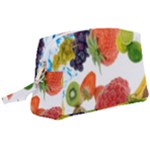 Fruits, Drip, Fruit, Paint, Spring Wristlet Pouch Bag (Large)