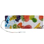 Fruits, Drip, Fruit, Paint, Spring Roll Up Canvas Pencil Holder (M)