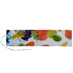 Fruits, Drip, Fruit, Paint, Spring Roll Up Canvas Pencil Holder (L)