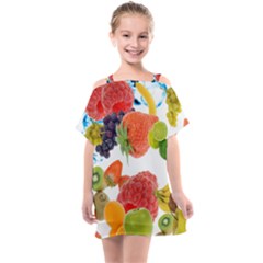 Kids  One Piece Chiffon Dress 