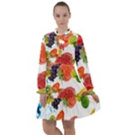 Fruits, Drip, Fruit, Paint, Spring All Frills Dress