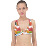 Fruits, Drip, Fruit, Paint, Spring Classic Banded Bikini Top