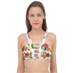 Fruits, Drip, Fruit, Paint, Spring Cage Up Bikini Top