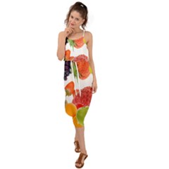 Waist Tie Cover Up Chiffon Dress 