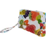 Fruits, Drip, Fruit, Paint, Spring Wristlet Pouch Bag (Small)