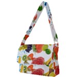 Fruits, Drip, Fruit, Paint, Spring Full Print Messenger Bag (L)