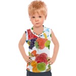 Fruits, Drip, Fruit, Paint, Spring Kids  Sport Tank Top