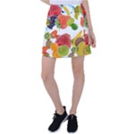 Fruits, Drip, Fruit, Paint, Spring Tennis Skirt