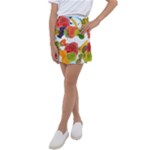 Fruits, Drip, Fruit, Paint, Spring Kids  Tennis Skirt