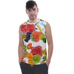 Fruits, Drip, Fruit, Paint, Spring Men s Regular Tank Top