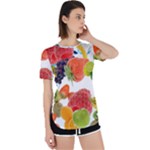 Fruits, Drip, Fruit, Paint, Spring Perpetual Short Sleeve T-Shirt