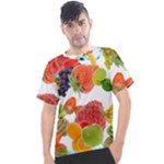 Fruits, Drip, Fruit, Paint, Spring Men s Sport Top