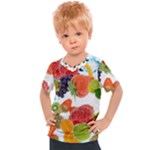 Fruits, Drip, Fruit, Paint, Spring Kids  Sports T-Shirt