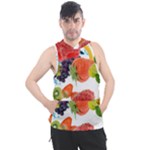 Fruits, Drip, Fruit, Paint, Spring Men s Sleeveless Hoodie