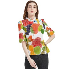 Frill Neck Blouse 