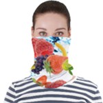 Fruits, Drip, Fruit, Paint, Spring Face Seamless Bandana (Adult)