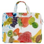 Fruits, Drip, Fruit, Paint, Spring MacBook Pro 13  Double Pocket Laptop Bag