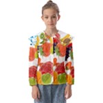 Fruits, Drip, Fruit, Paint, Spring Kids  Peter Pan Collar Blouse