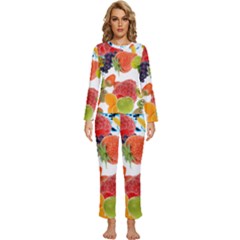 Womens  Long Sleeve Lightweight Pajamas Set 