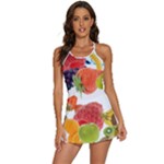 Fruits, Drip, Fruit, Paint, Spring 2-in-1 Flare Activity Dress