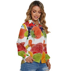 Women s Long Sleeve Button Up Shirt 