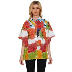 Women s Batwing Button Up Shirt 