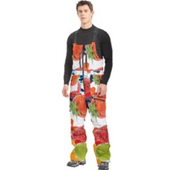 Men s Front Zip Ski And Snowboard Bib Pants 